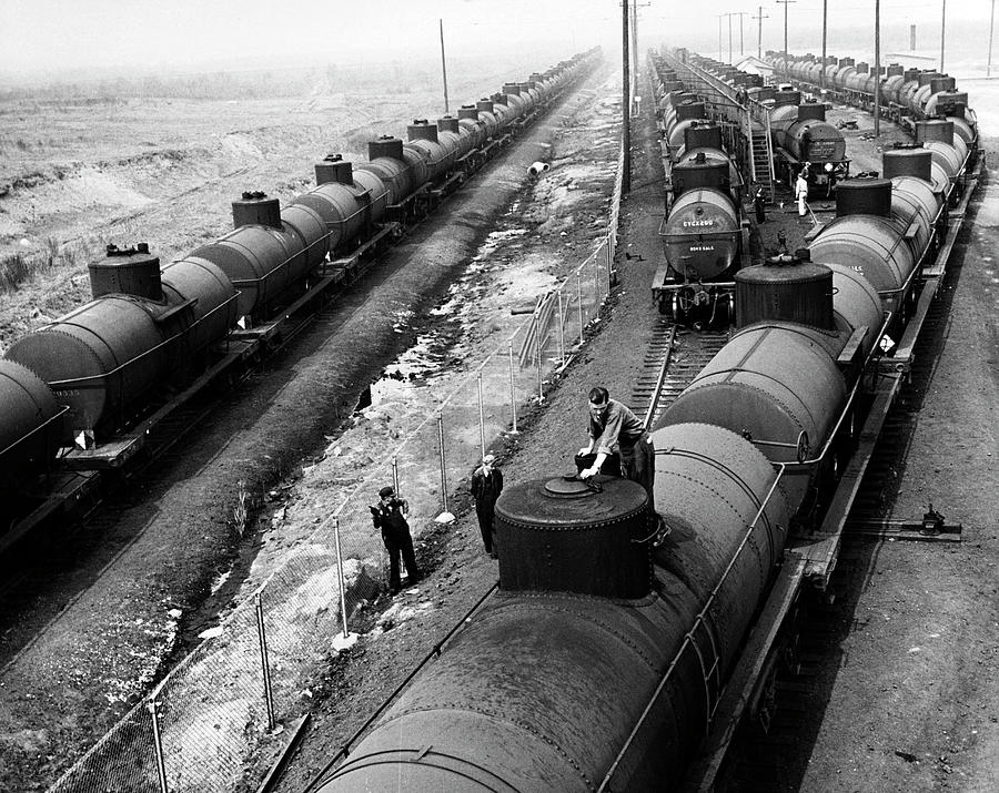 Tank Cars Photograph by Alfred Eisenstaedt