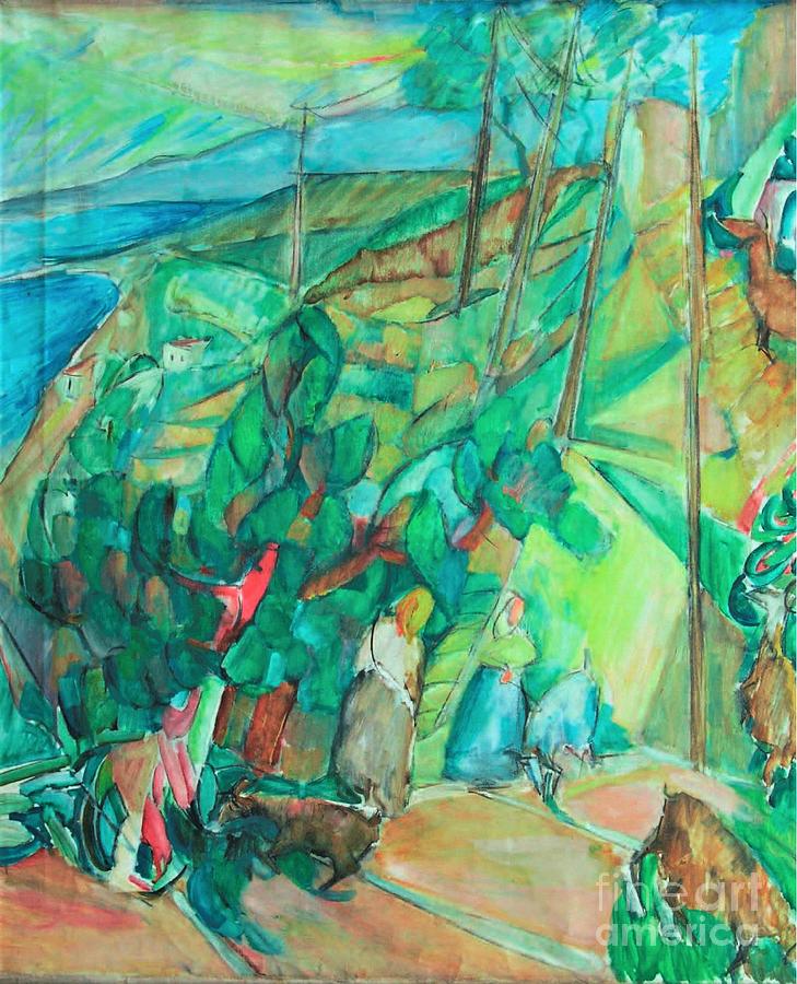 Taormina Painting by Thea Recuerdo