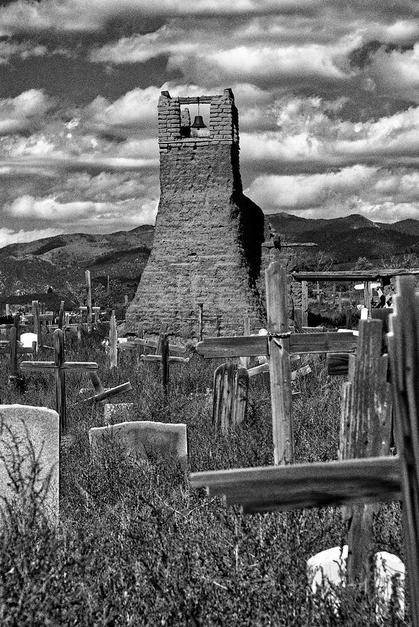 Taos Pueblo Cemetery Photograph by Donald Pash