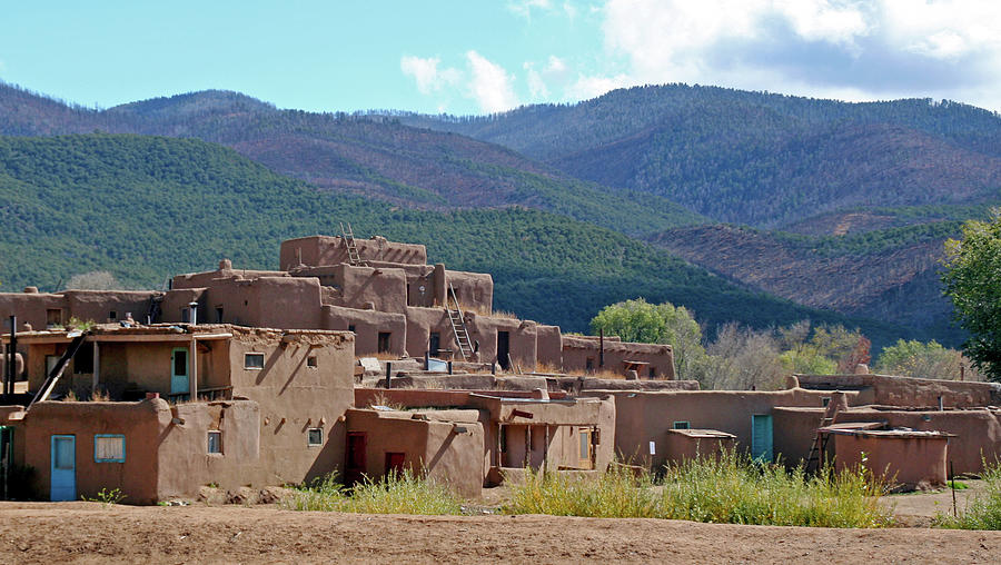 Taos Pueblo - New Mexico Photograph by Richard Krebs