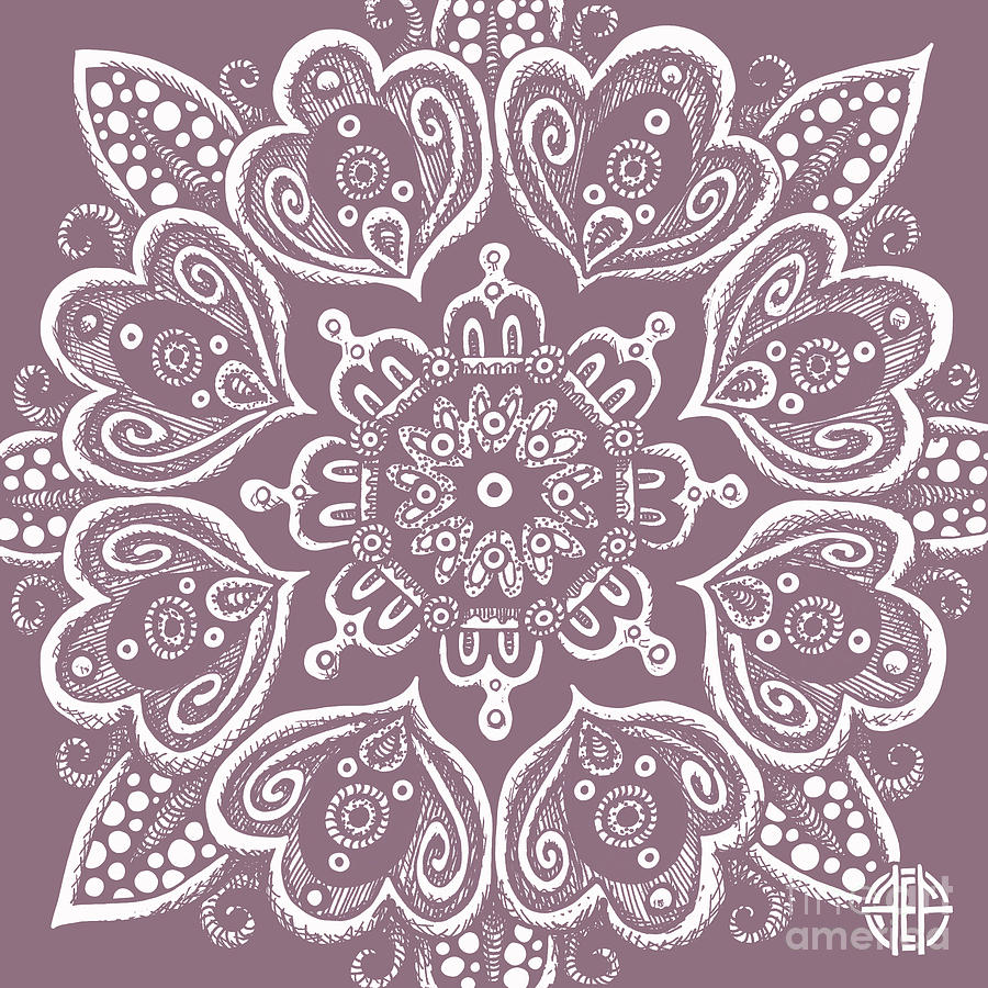 Tapestry Flower 6 Long Sleeve T-Shirt by Amy E Fraser - Fine Art