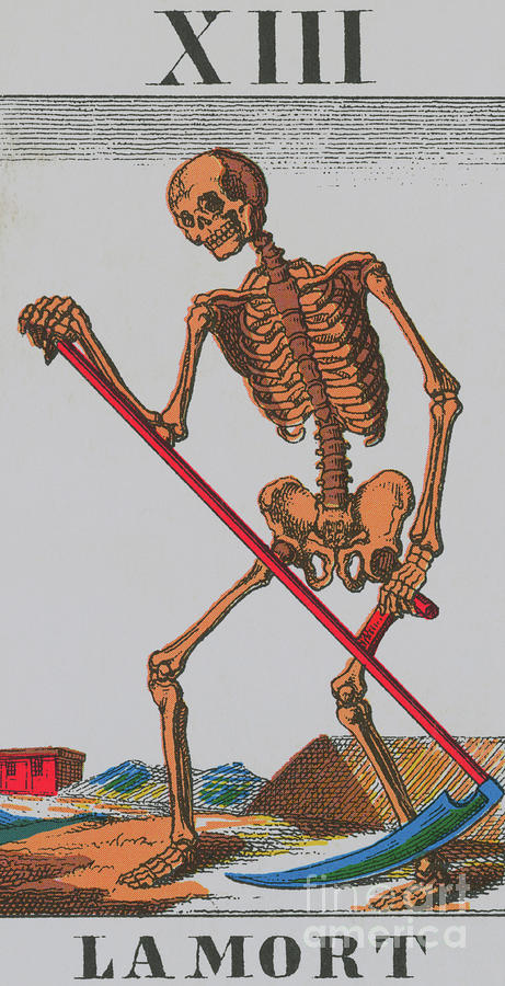 Tarot Card Depicting Death Photograph by Bettmann