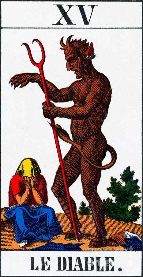 Tarot Card Depicting The Devil Photograph by Bettmann
