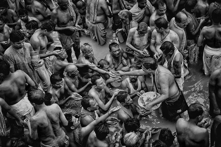People Photograph - Tarpan by Shaibal Nandi