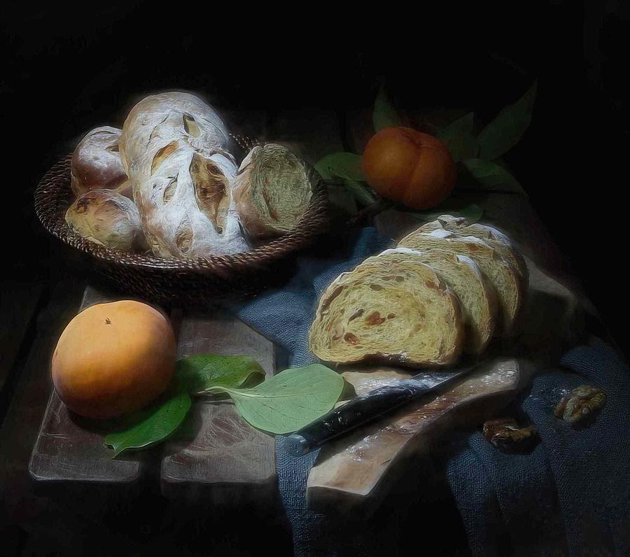 Bread Photograph - Taste Of Home by Fangping Zhou