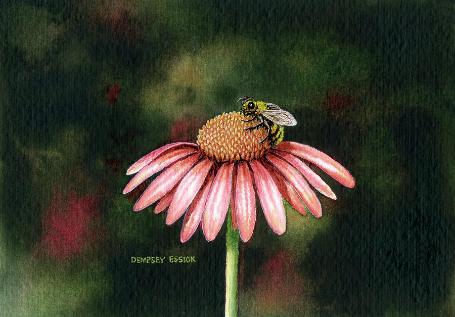 Bee Painting - Taste Of Nectar by Dempsey Essick