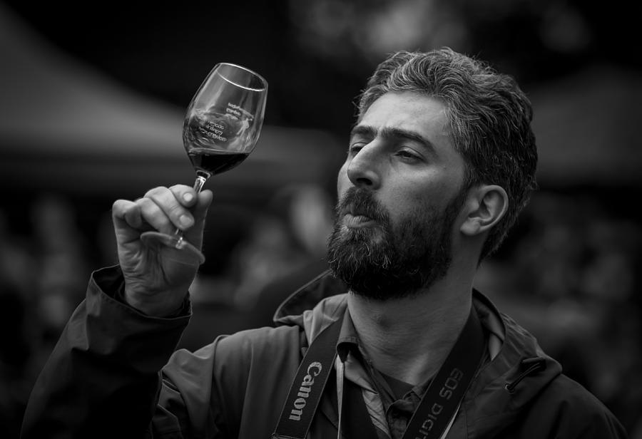 Wine Photograph - Tasting by Dmitry Stepanov