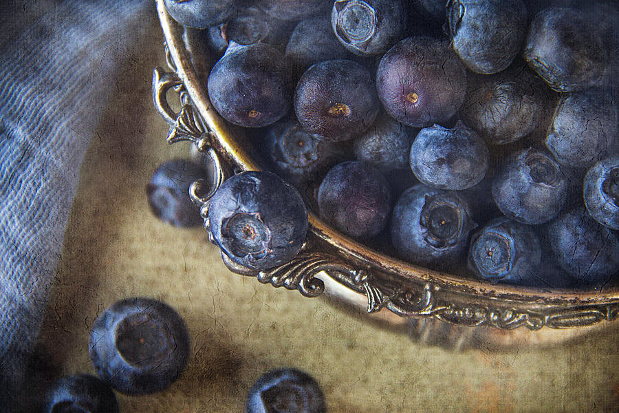 Tasty Bowl Of Blueberries Photograph by Cindi Ressler