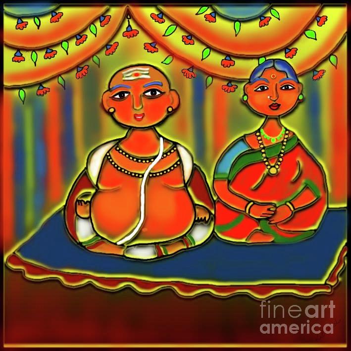 Tata and Patti Dolls Digital Art by Latha Gokuldas Panicker