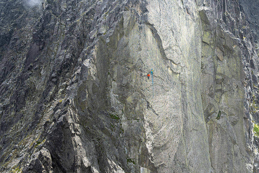 Mountain Photograph - Tatra Climbing by Matej Rumansky