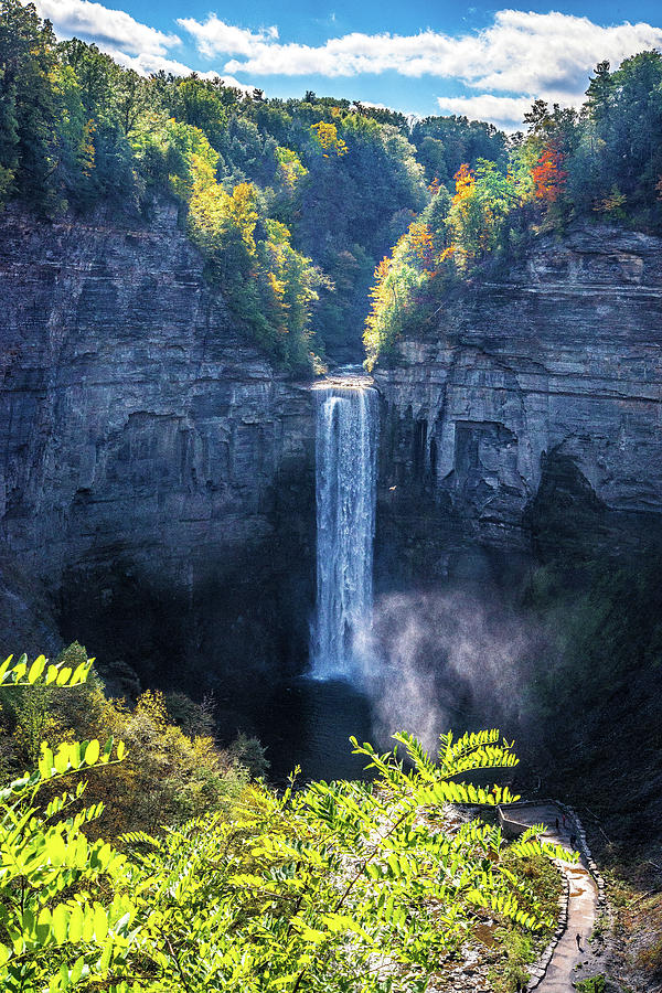 Taughannock Falls From the Overlook Photograph by Lynn Bauer