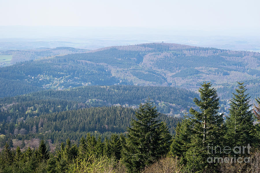 Taunus View From Feldberg in Hessen, Germany Photograph by Les Palenik