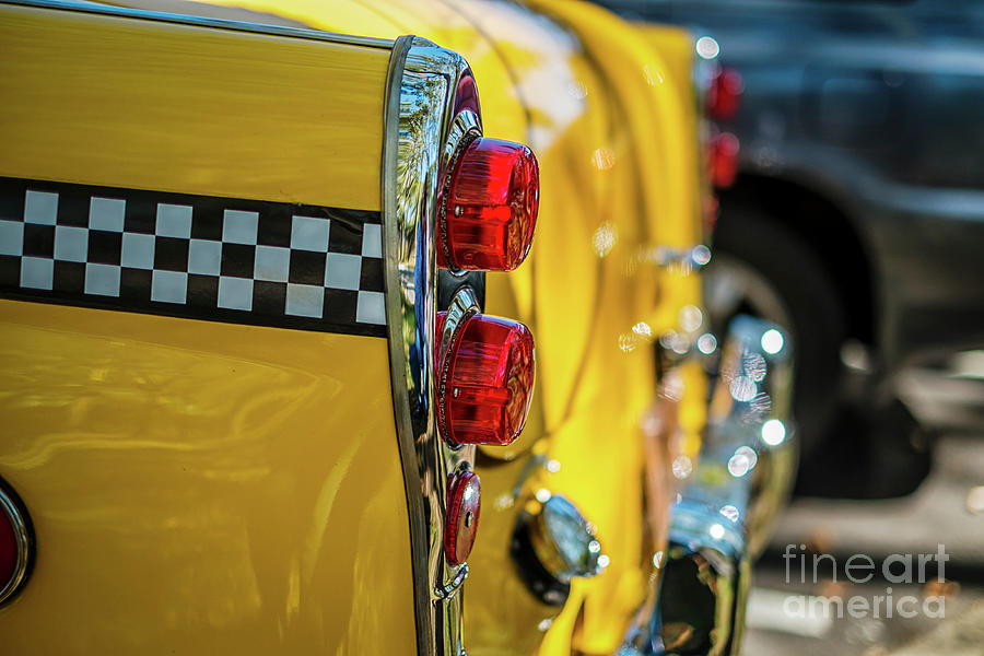 Taxi Tail Light, New York City, New Photograph by Kai Sarton Taxi Tail Light, New York City, New Photograph by Kai Sarton