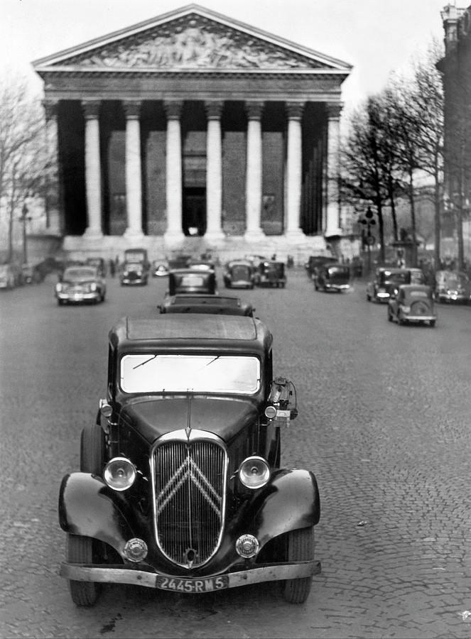 Taxis In Paris In 1947 Photograph by Keystone-france