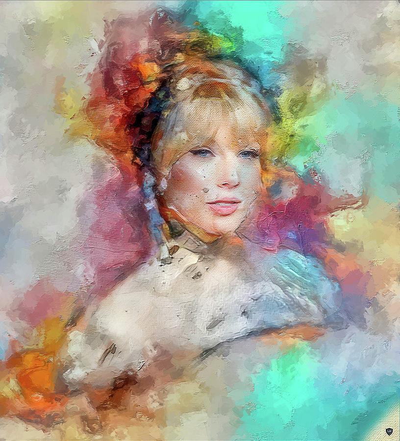 Taylor Swift Digital Art By Luka Korosec Fine Art America