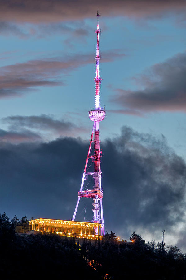 Tbilisi TV Broadcasting Tower Photograph by Fabrizio Troiani