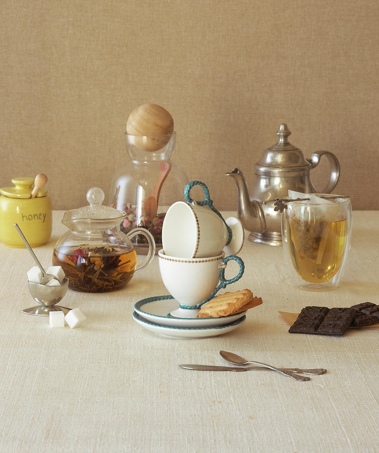 Tea Set Photograph by Annabelle Breakey