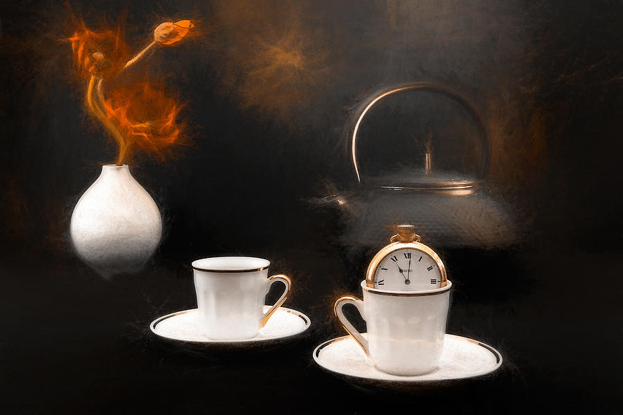 Vintage Photograph - Tea Time ... by Jackie Matthews