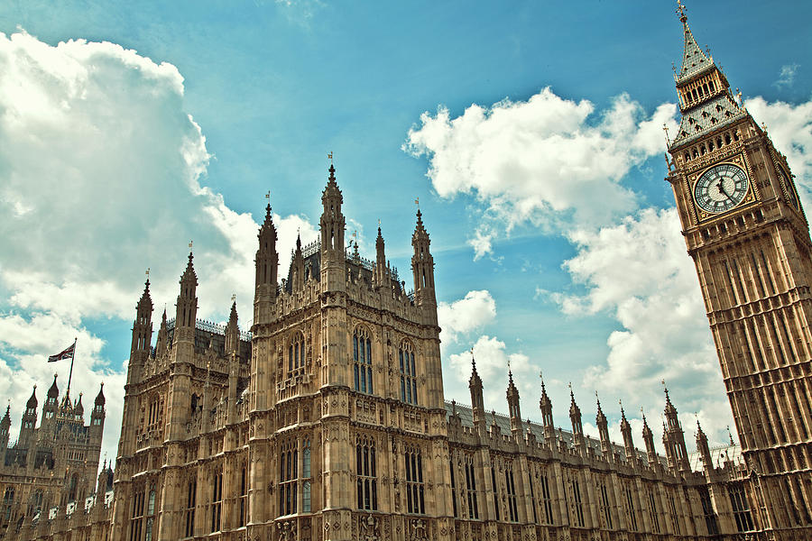 Big Ben Photograph - Tea Time with Big Ben at Westminster by Kamil Swiatek