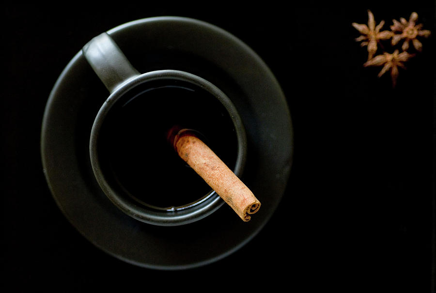 Tea With Cinnamon Stick, Spa, Four Seasons Resort Landaa Giraavaru, Maldives Photograph by Martin Kreuzer