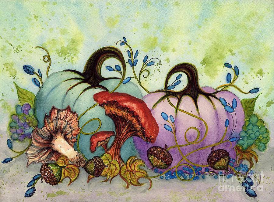 Teal and Purple Frost Pumpkin Passion by Janine Riley Teal and Purple Frost Pumpkin Passion by Janine Riley