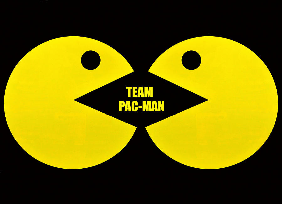 Team Pac Man design A Digital Art by David Lee Thompson