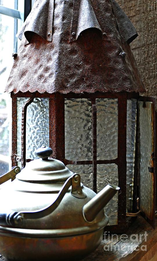 Teapot And Lantern Photograph