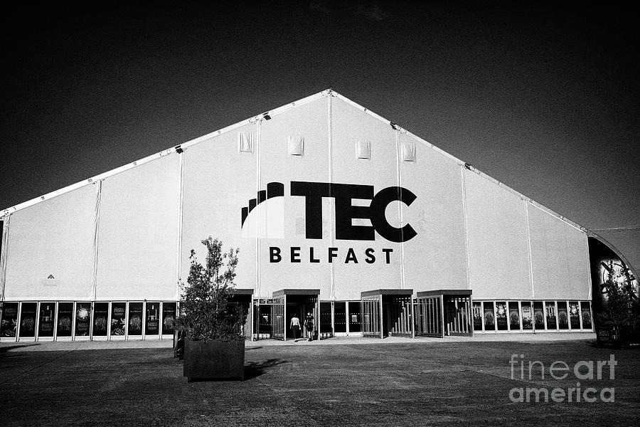 Belfast Photograph - TEC Belfast titanic exhibition centre Belfast Northern Ireland UK by Joe Fox