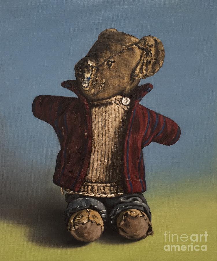 Ted, 2017 Painting by Peter Jones