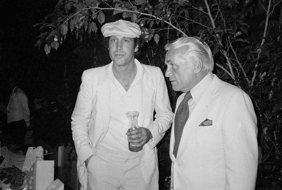 Ted Knight And Chevy Chase Photograph by Art Zelin