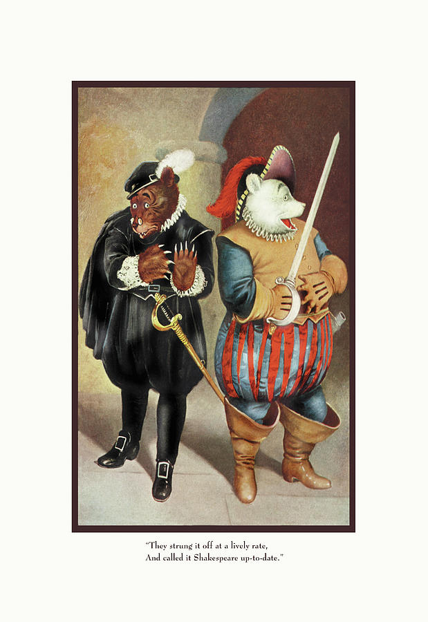 Teddy Roosevelts Bears: Shakespeare Painting by R.K. Culver / V. Floyd Campbell