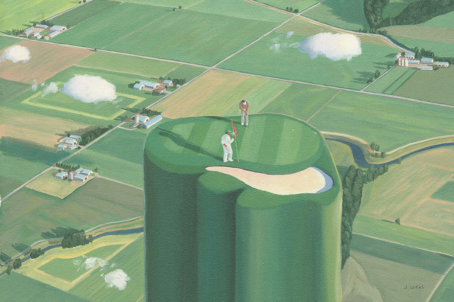 Golf Painting - Tee It Up by James Wiens