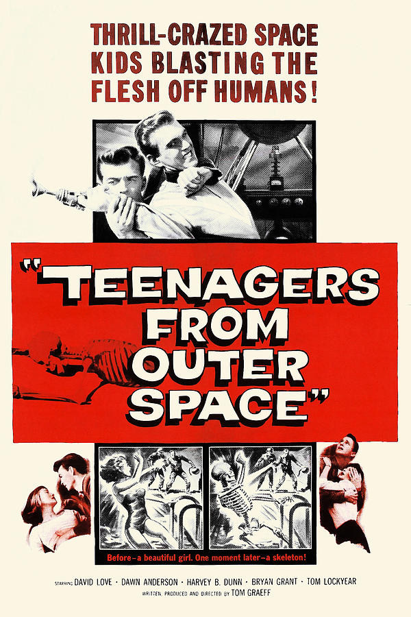 Teenagers from Outer Space Painting by William Reynold Brown