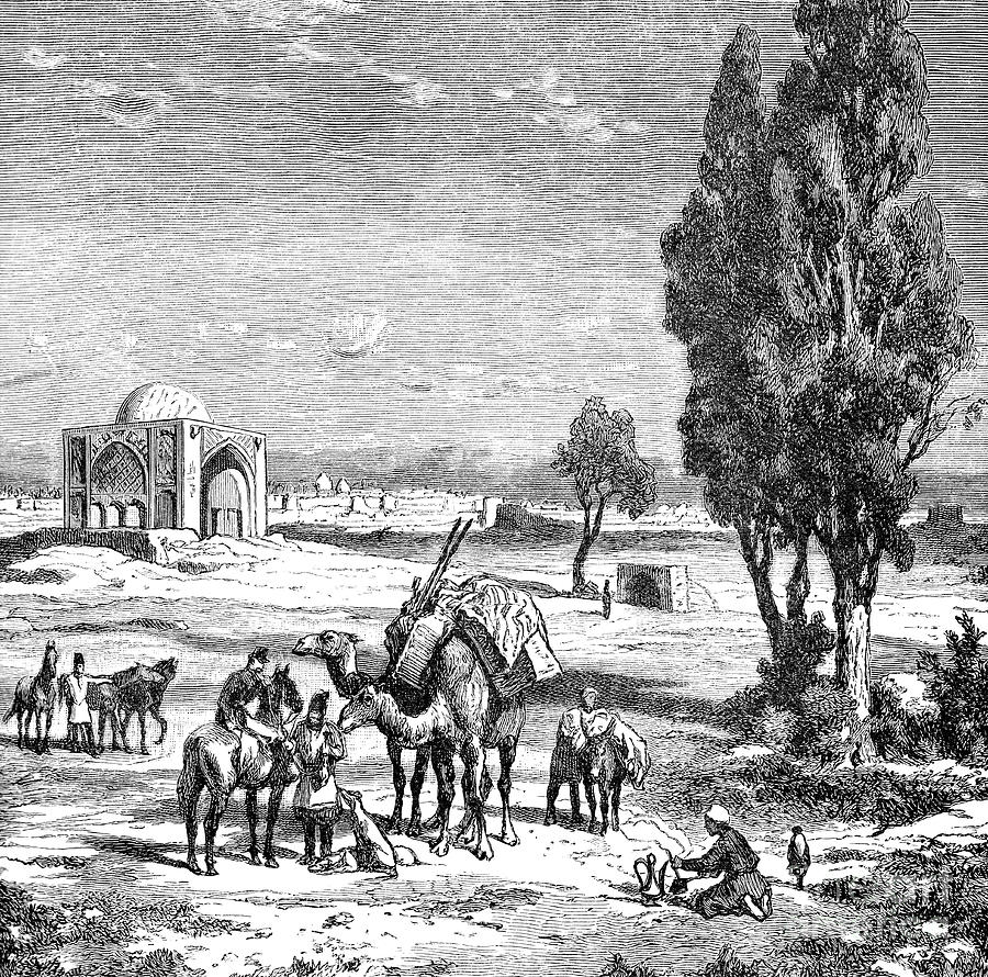 Tehran, Iran, 1895 Drawing by Print Collector
