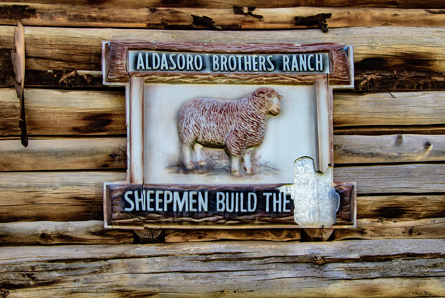 Award Winning Photograph - Telluride Ranch Sign by Norma Brandsberg
