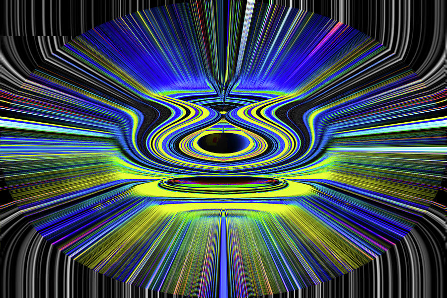 Tempe Town Lake A Janca Abstract. Digital Art by Tom Janca