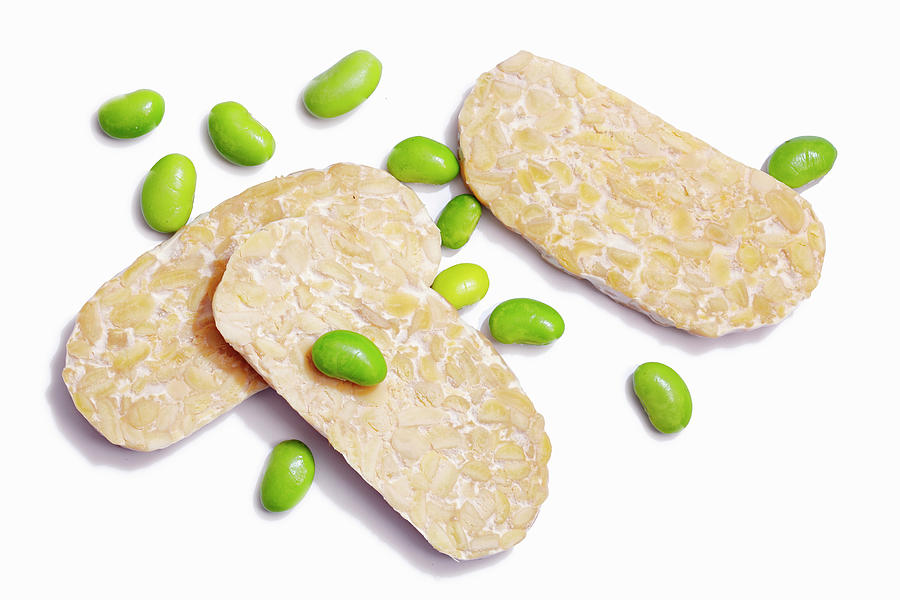 Tempeh And Edamame Photograph by Petr Gross