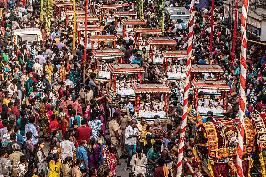 Temple Grand Festival - Chennai -india Photograph by B.balaji