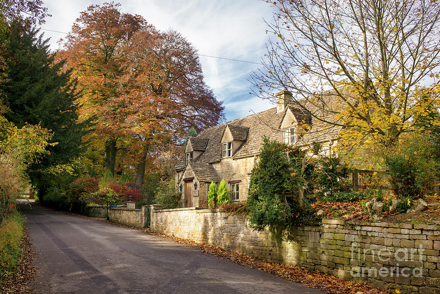 Temple Guiting Cottage in the Cotswolds Photograph by Tim Gainey