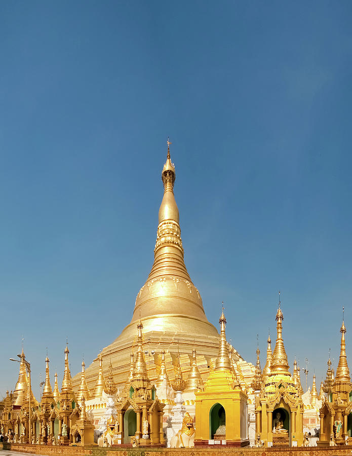 Temple In The Shwedagon Pagoda, Myanmar Photograph by Fototrav