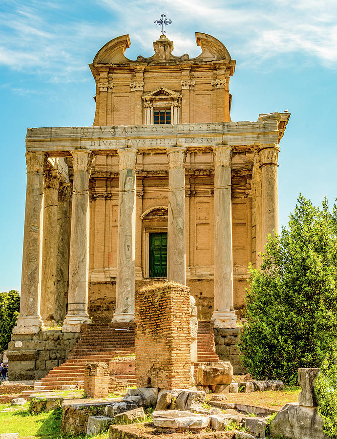 Temple Of Antoninus And Faustina, Roman Forum Photograph ...