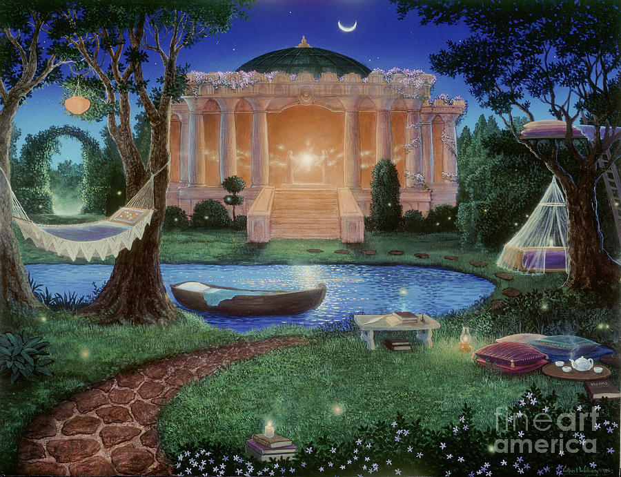 Paradise Painting - Temple Of Dreams by Gilbert Williams