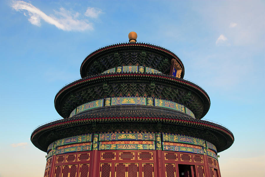Temple Of Heaven In Beijing Photograph by Guy Vanderelst