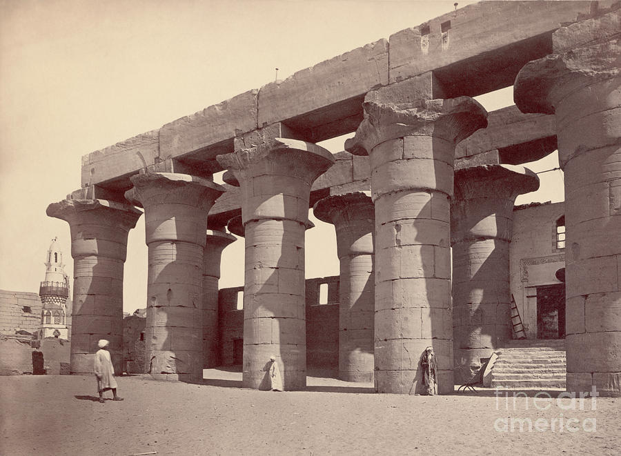 Temple Of Luxor Photograph by Bettmann
