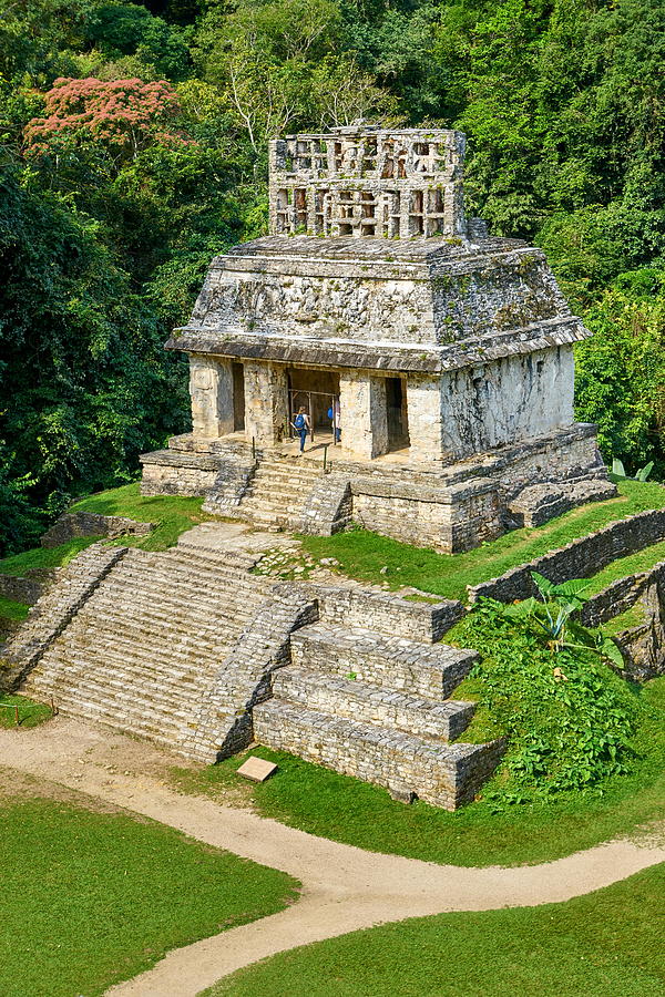 Mayan Photograph - Temple Of The Sun, Ancient Mayan City by Jan Wlodarczyk