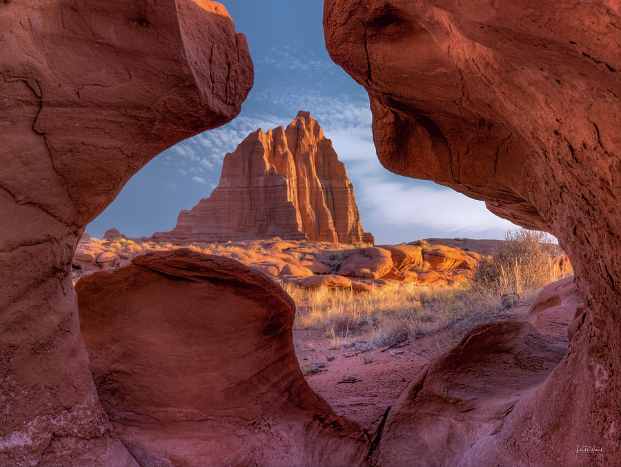Capitol Reef National Park Photograph - Temple of the Sun by Leland D Howard