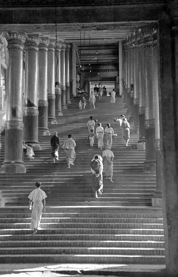 Temple Steps Photograph by Bert Hardy