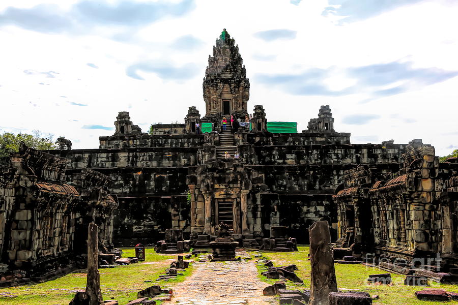 Temples Angkor Region  Photograph by Chuck Kuhn