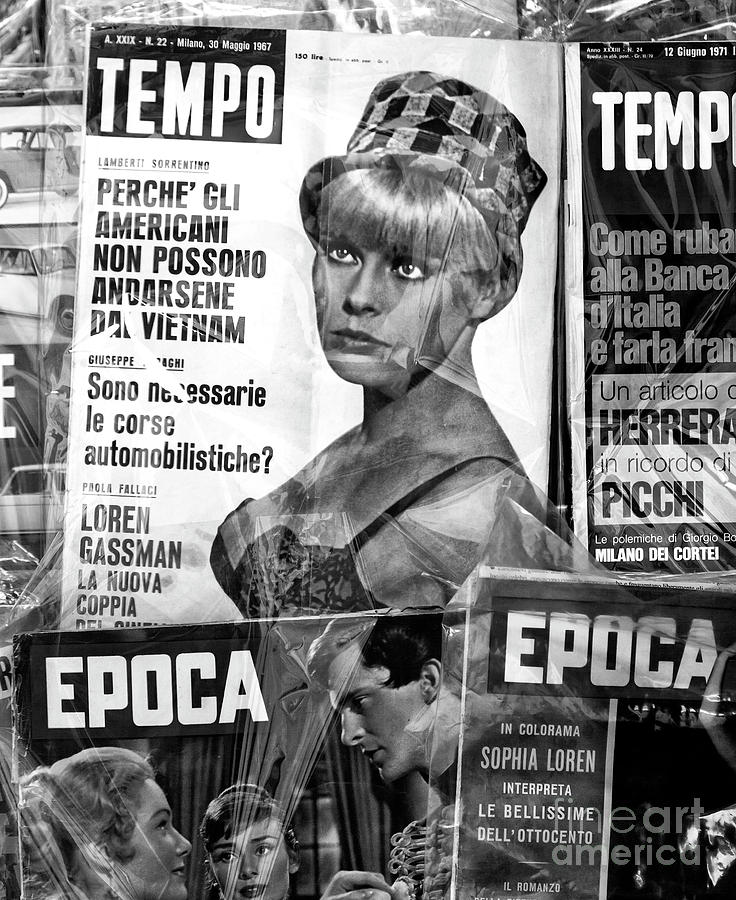 Tempo Magazine Rome Photograph by John Rizzuto