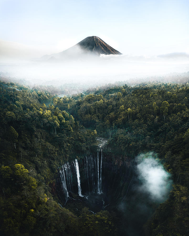 Jungle Photograph - Tempuk Sewu by Witold Ziomek